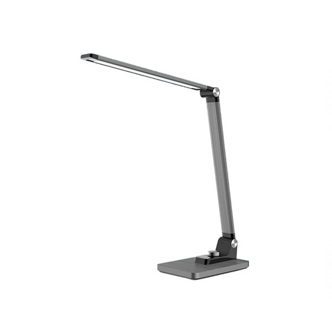 Làmpada LED de sobretaula Breeze color gris