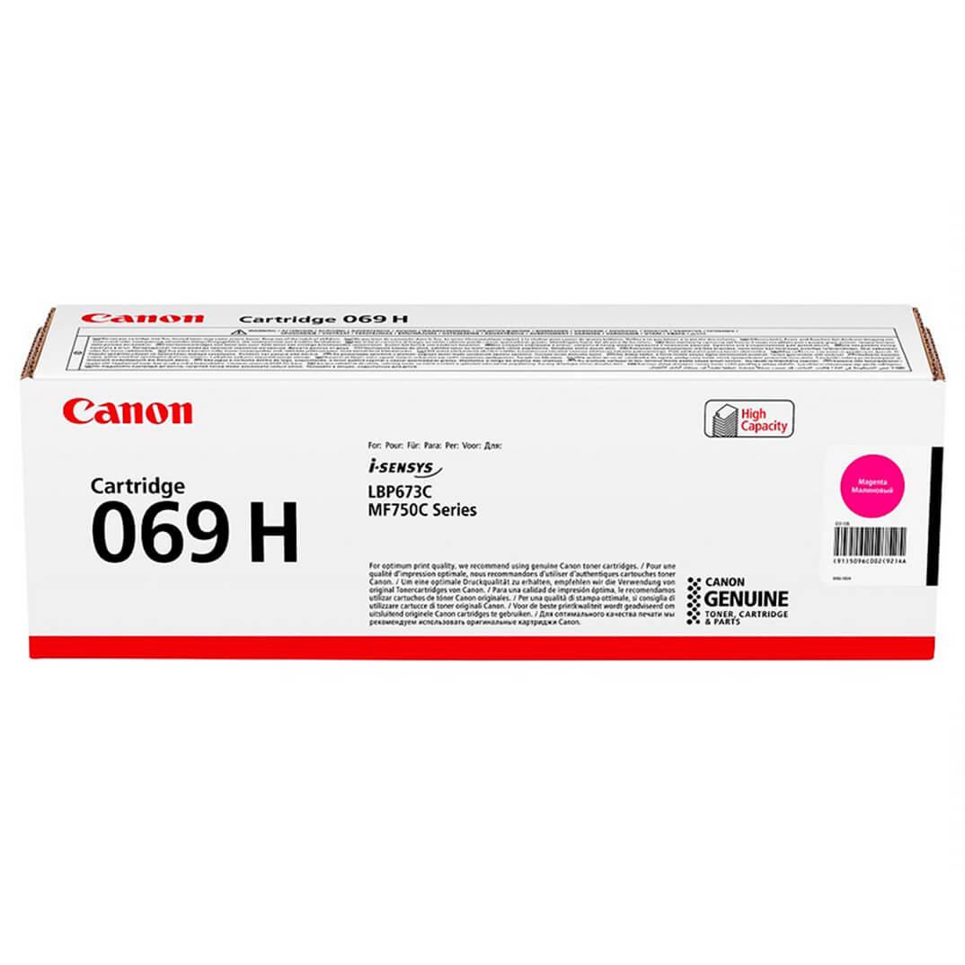 Tòner Canon 069H LBP673 MF752 magenta 5.500 còpies