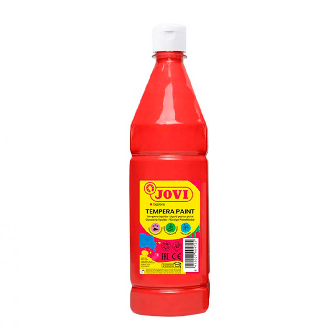 Témpera líquida Jovi 1000ml vermelló