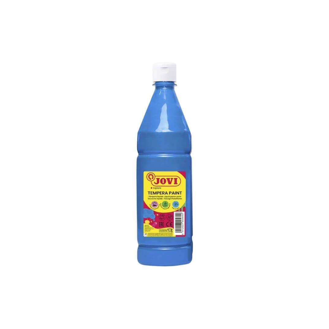 Témpera líquida Jovi 1000ml cian