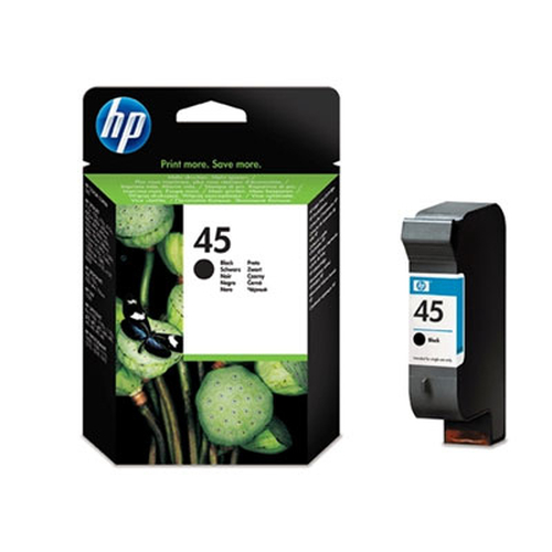 Cartucho de tinta original HP 45 grande negro