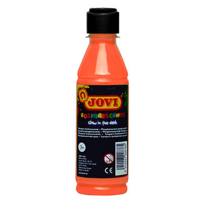 Témpera líquida Jovi 250ml fluor taronja