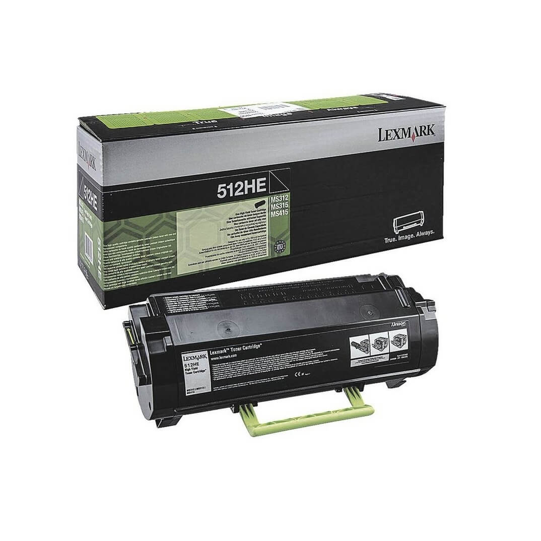 Lexmark tòner 512HE negre per a MS312dn/415 5k