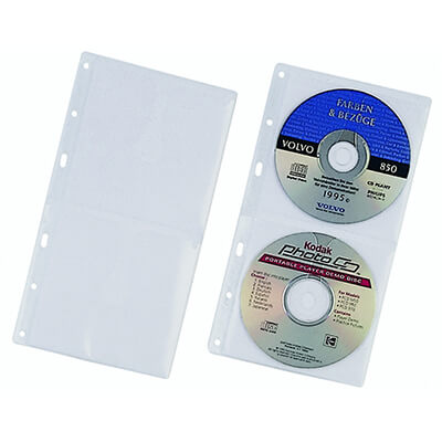 Recambio 5 fundas para CD index