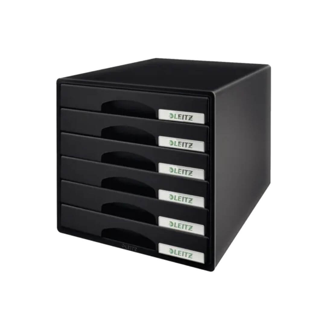 Buck de 6 calaixos Leitz Plus negre