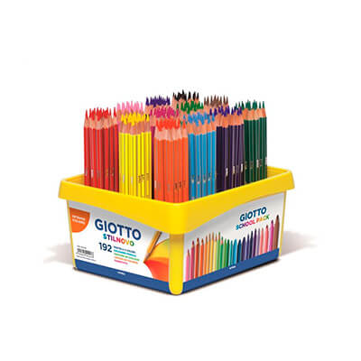 Pack 192 llapis Giotto Stilnovo 12 colors