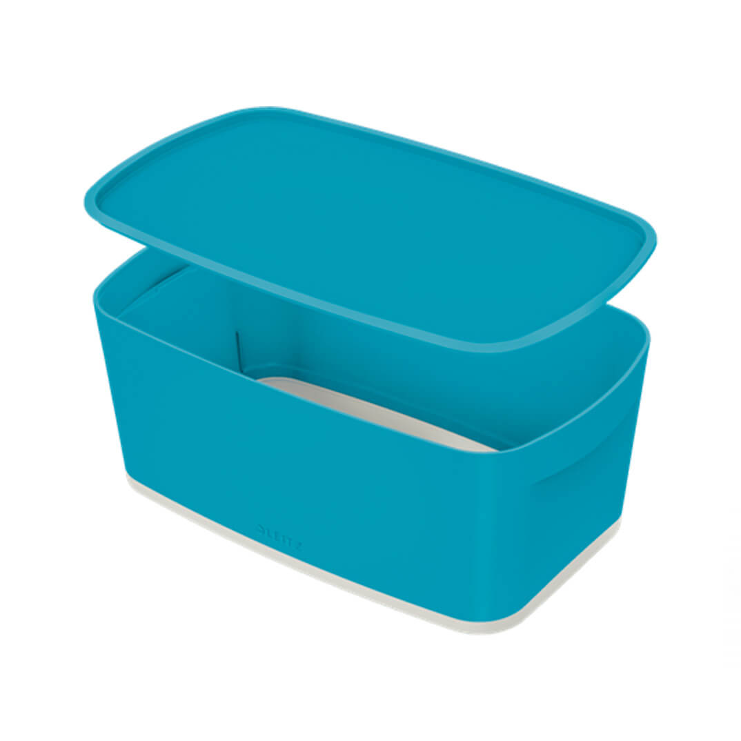 Caixa Leitx Mybox Cosy petita blava amb tapa