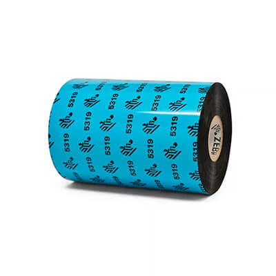 Pack 6 cintes cera Zebra 83mm x 450 m