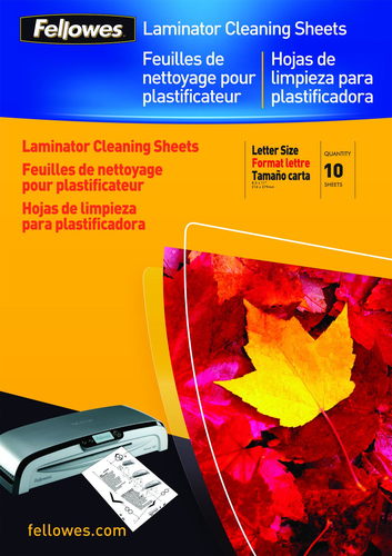 Pack 10 fulls Fellowes neteja plastificadora