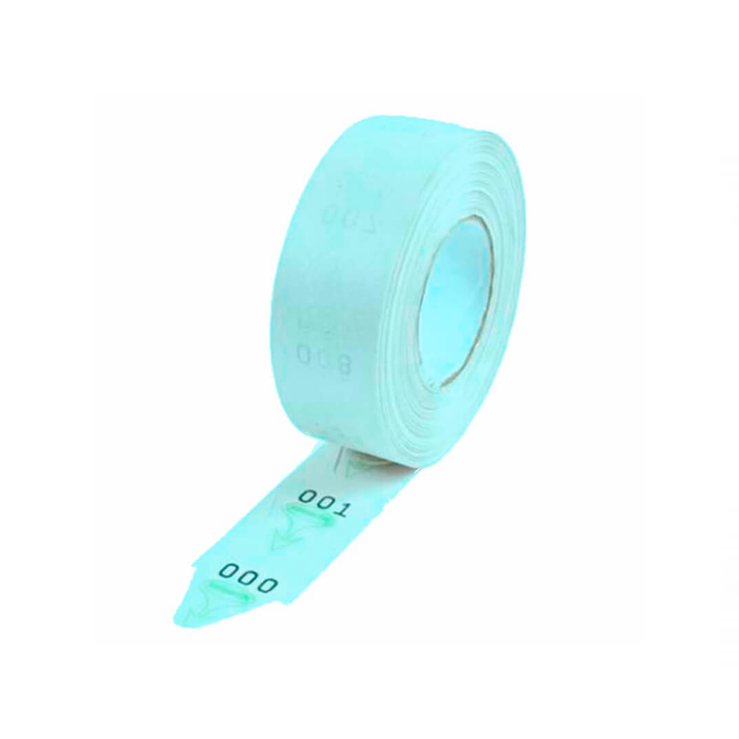 Rotlle 2000 uts tiquet gestor de cues color blau