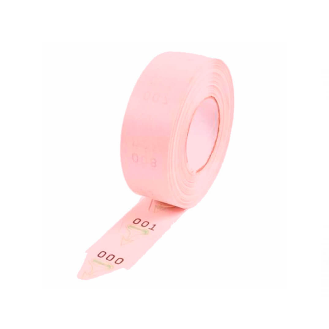 Rotlle 2000 uts tiquet gestor de cues color rosa