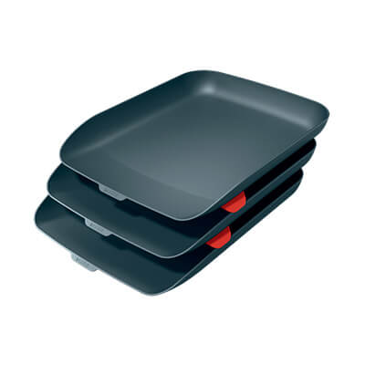 Set 3 safates de sobretaula Leitz Cosy grisa