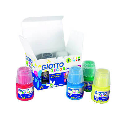 Témpera Giotto Decor Acrylic 6 pots 25ml assortits