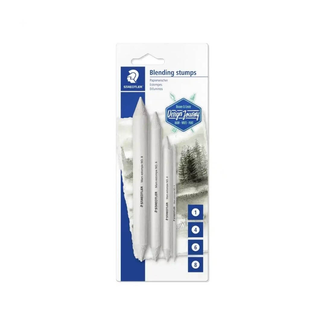 Blister 4 difuminadors Staedler tamany 1-4-6-8