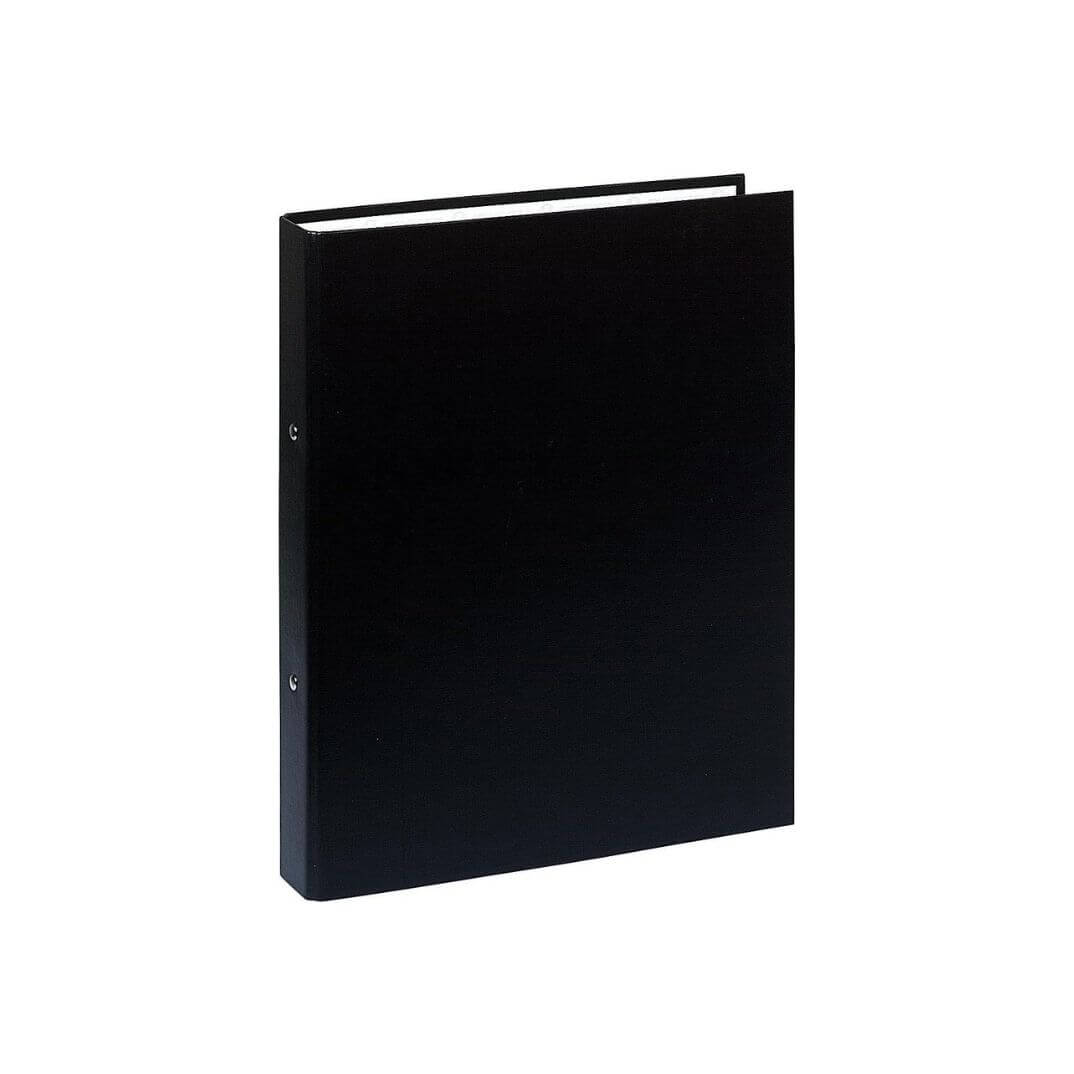 Carpeta Exacompte A4+ 2 anelles 30mm Opak negra