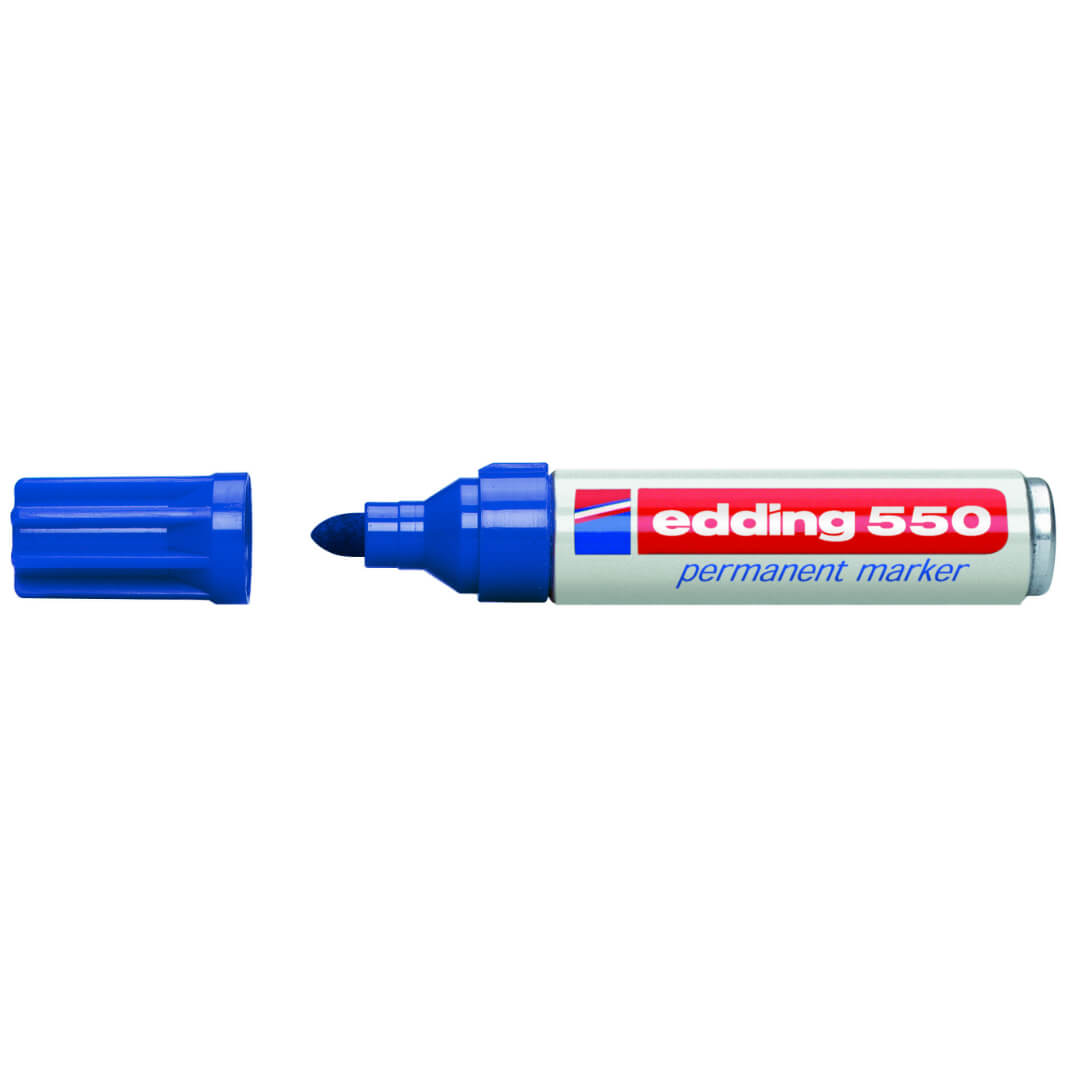 Rotulador edding 550 azul