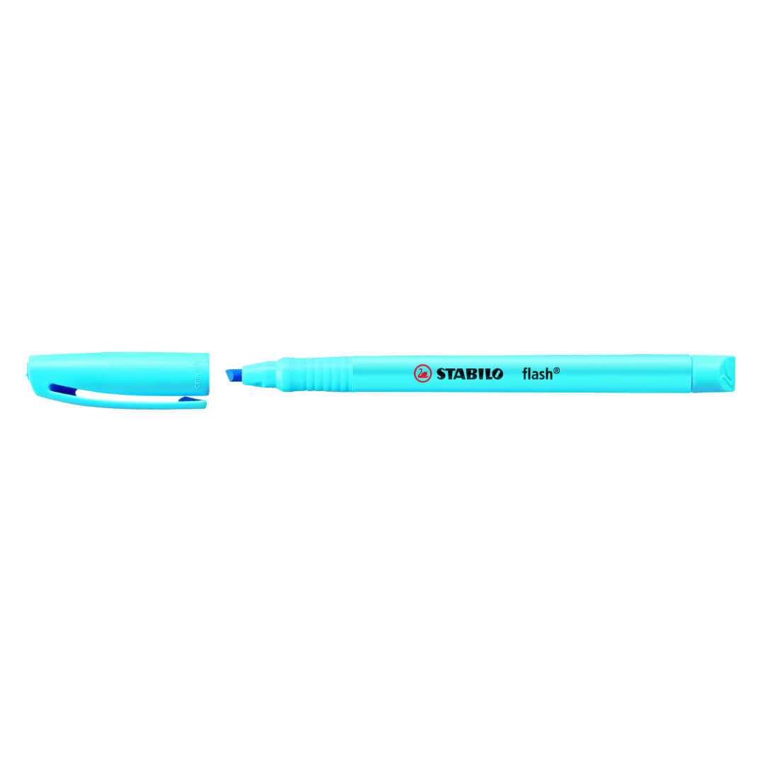 Rotulador flúor Stabilo flash azul