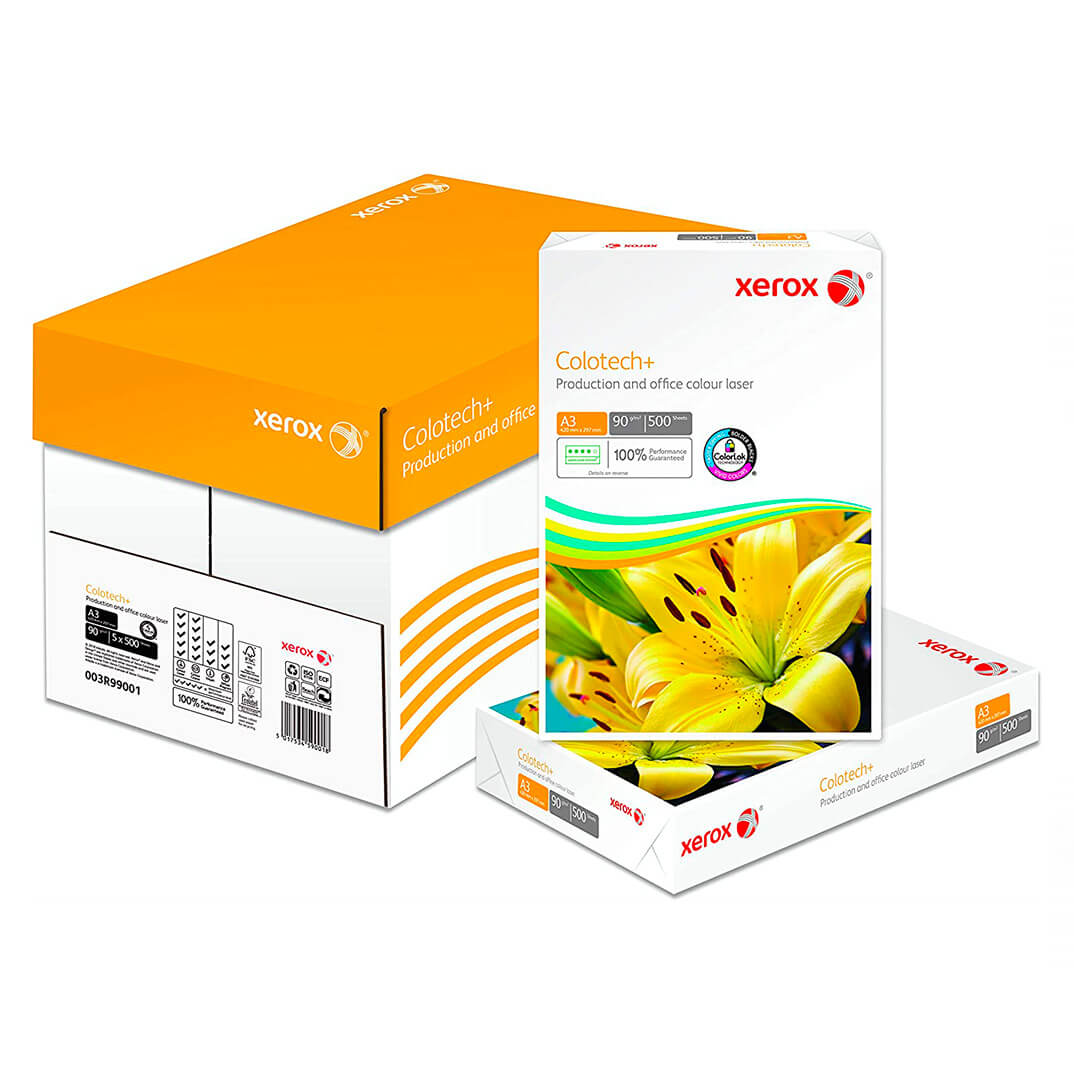 Paper Xerox Colotech+ A3 90g 500 fulls