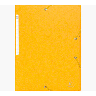 Carpetes Exacompta gomes i solapes A4 maxi groc