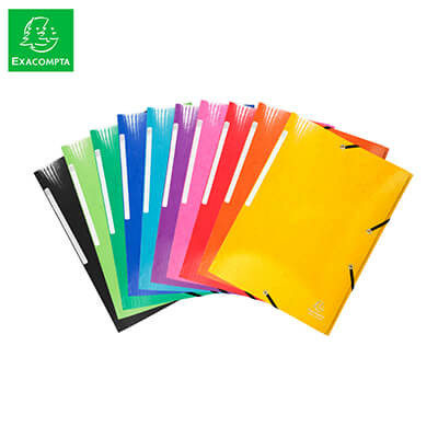 Carpeta con gomas A4 colores surtidos