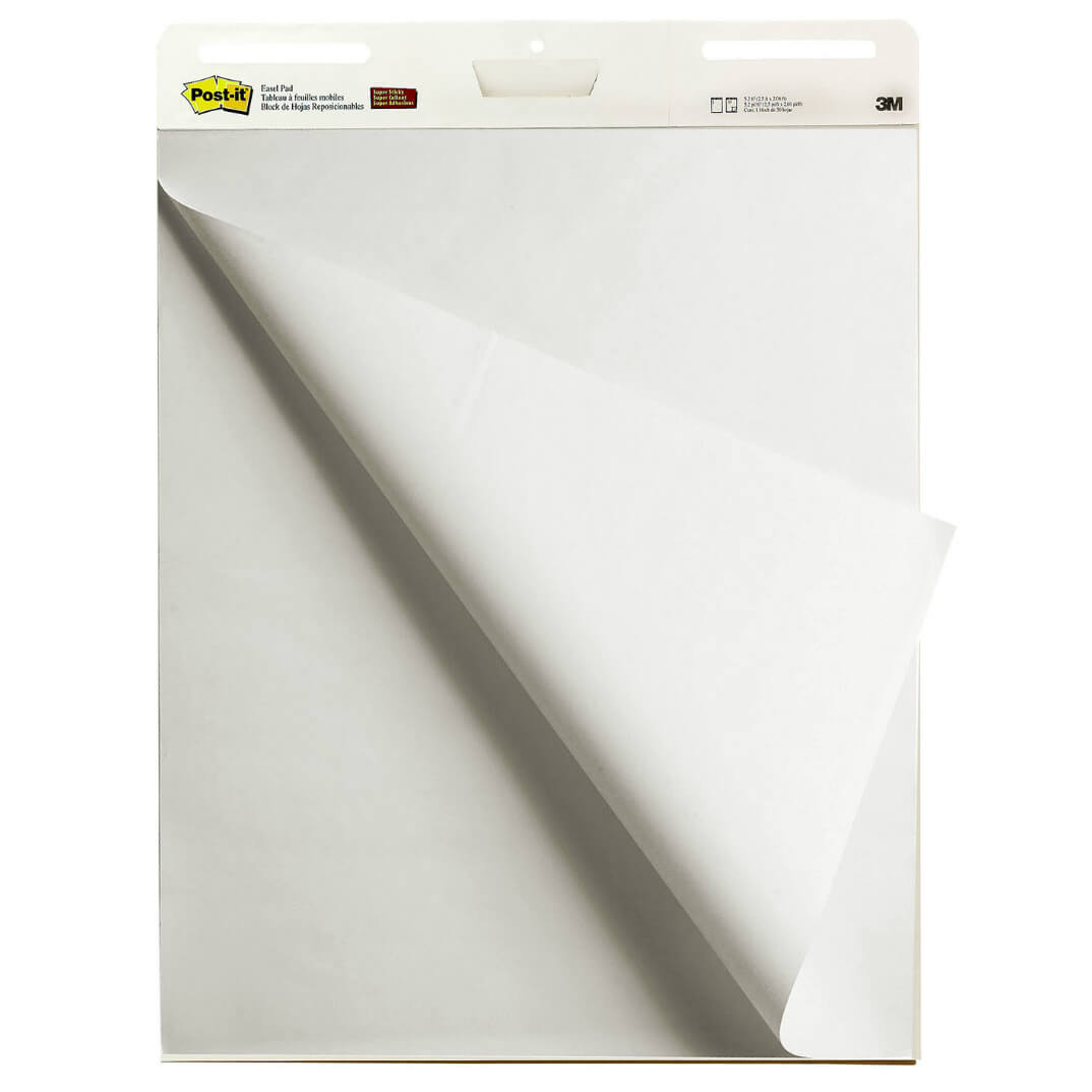 POST-IT® bloc de reuniones liso 30h 77,5x63,5
