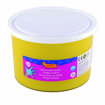Pintura dedos Jovi 500ml amarillo