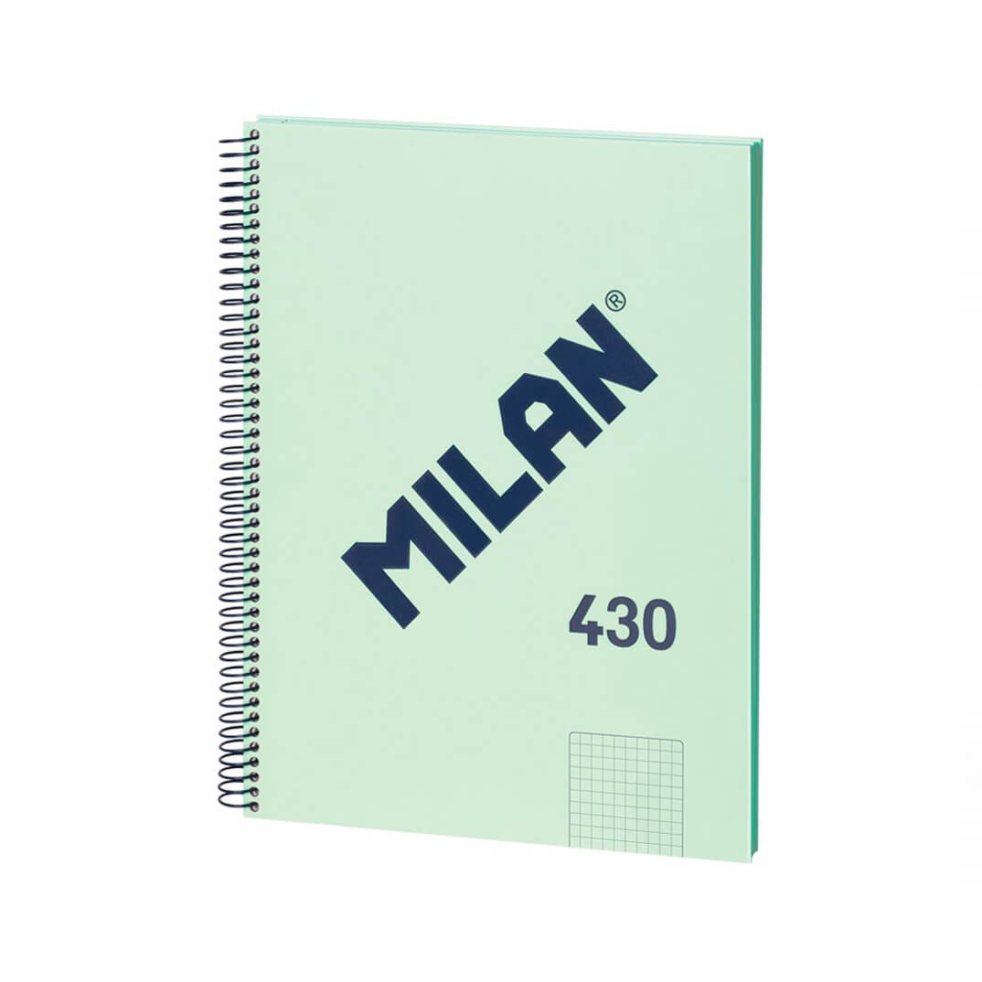Quadern espiral Milan A4 C5 80 fulls verd