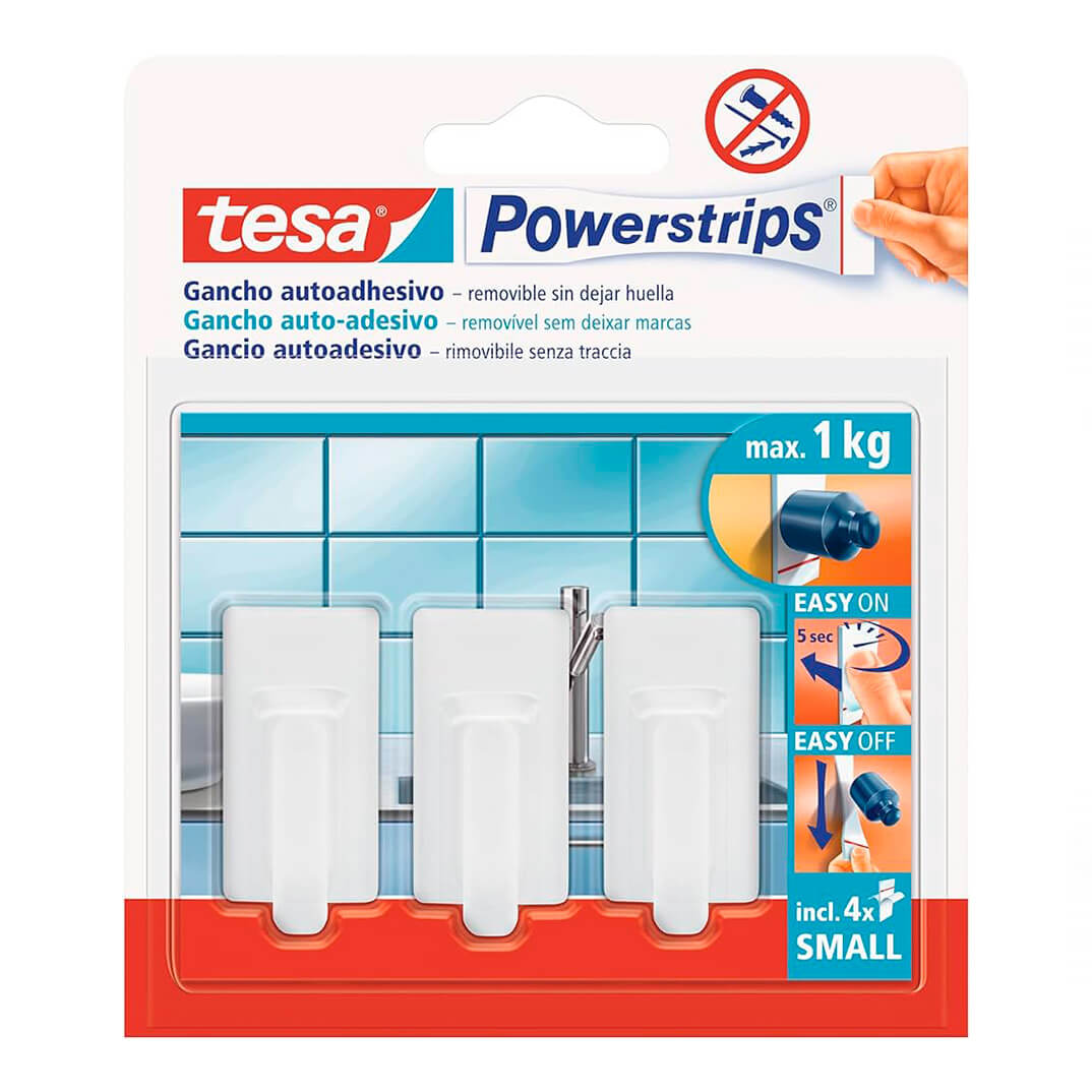 Ganxo autoadhesiu Tesa Powerstrips (3u)