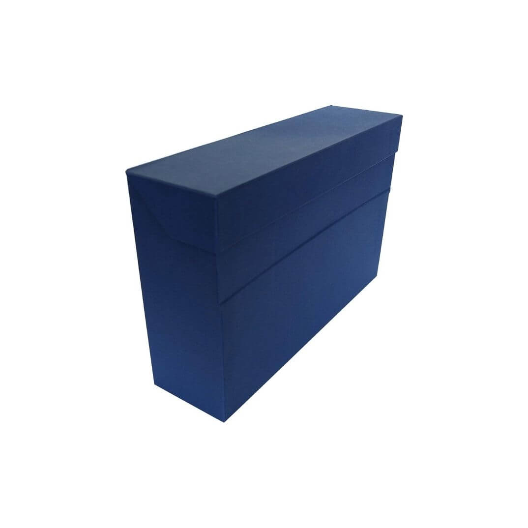 Caja transferencia resistente Elba 39×25cm azul