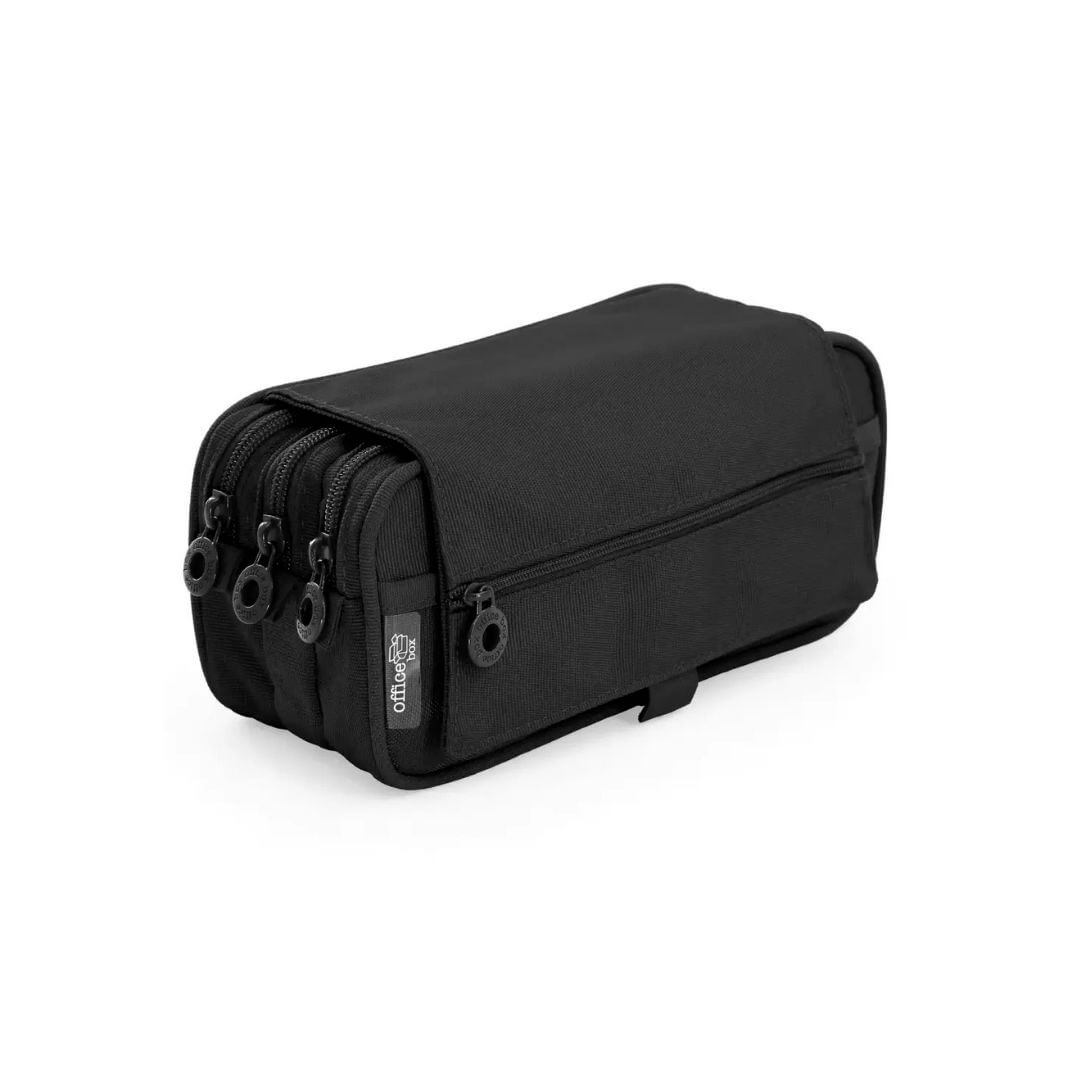 Estoig portatot triple OfficeBox negre