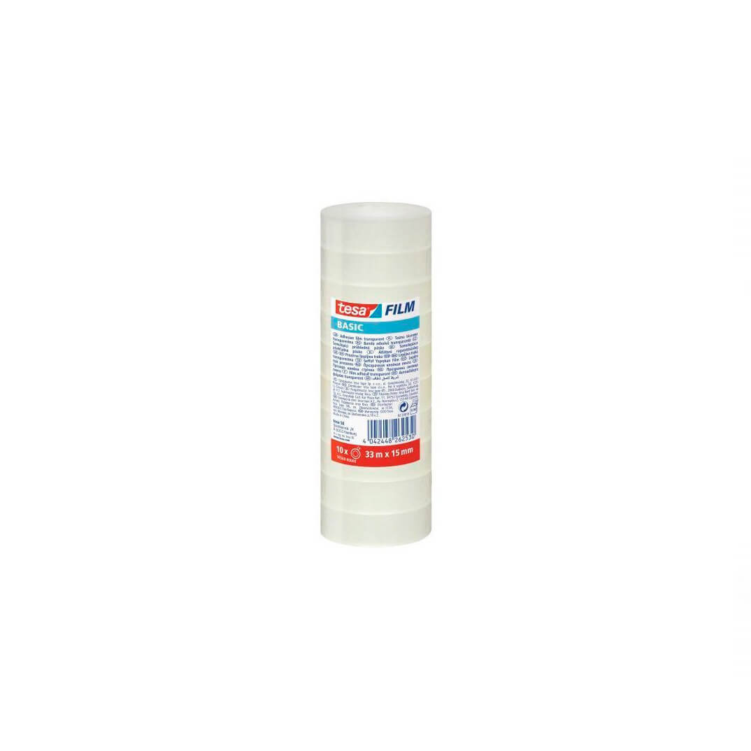 Cinta adhesiva Tesa Basic 15x33 transparent