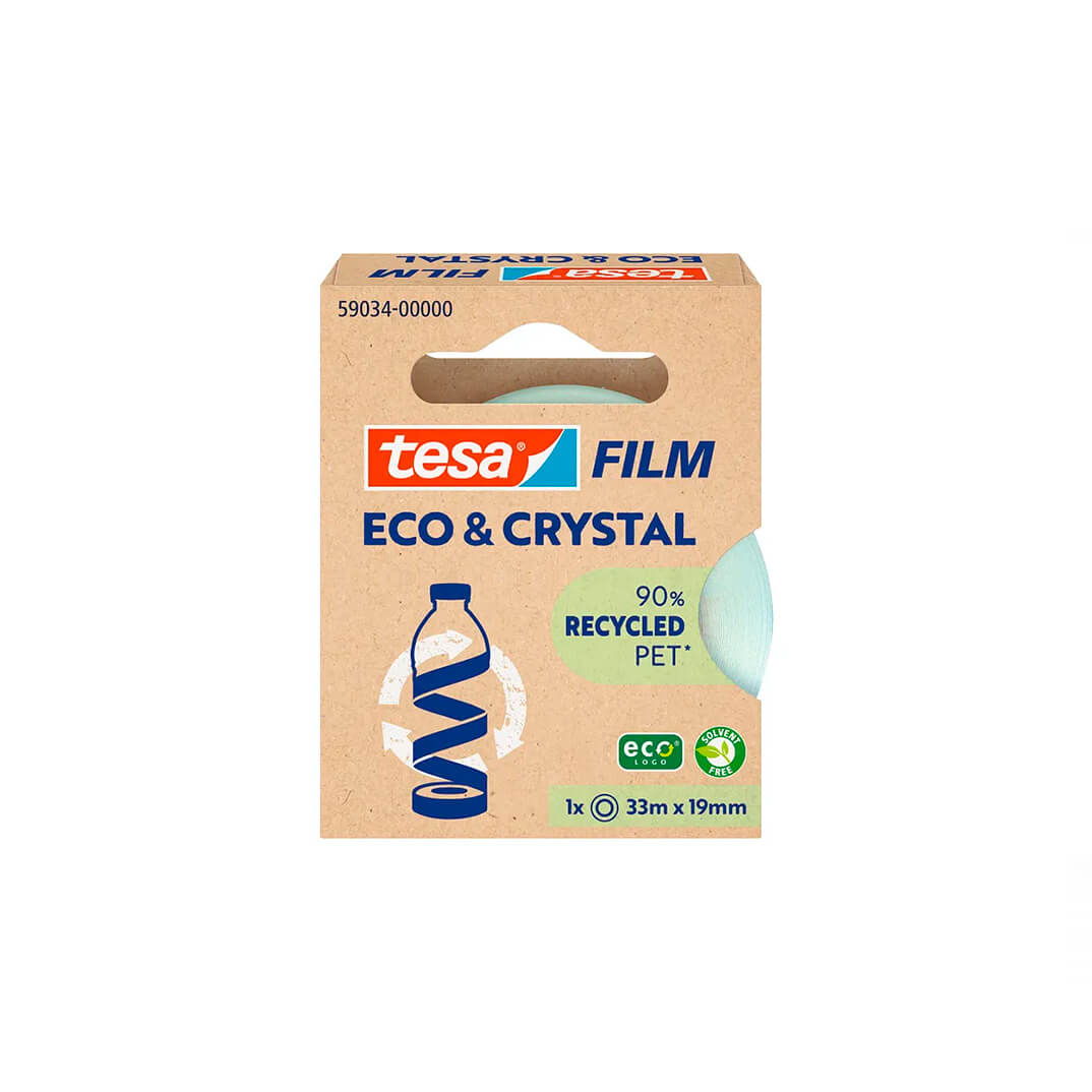 Cinta adhesiva Tesafilm Eco & Crystal 33x19mm