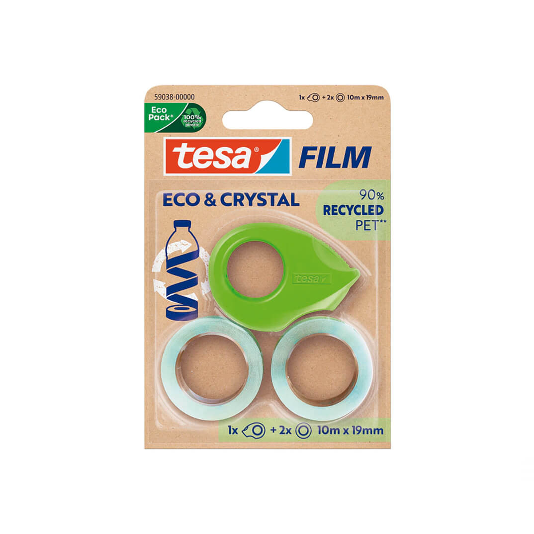 Ciintes Tesa Eco&Crystal 10x19 mm + dispensador
