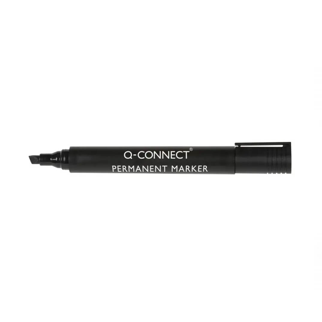 Retolador permanent Q-Connect negre