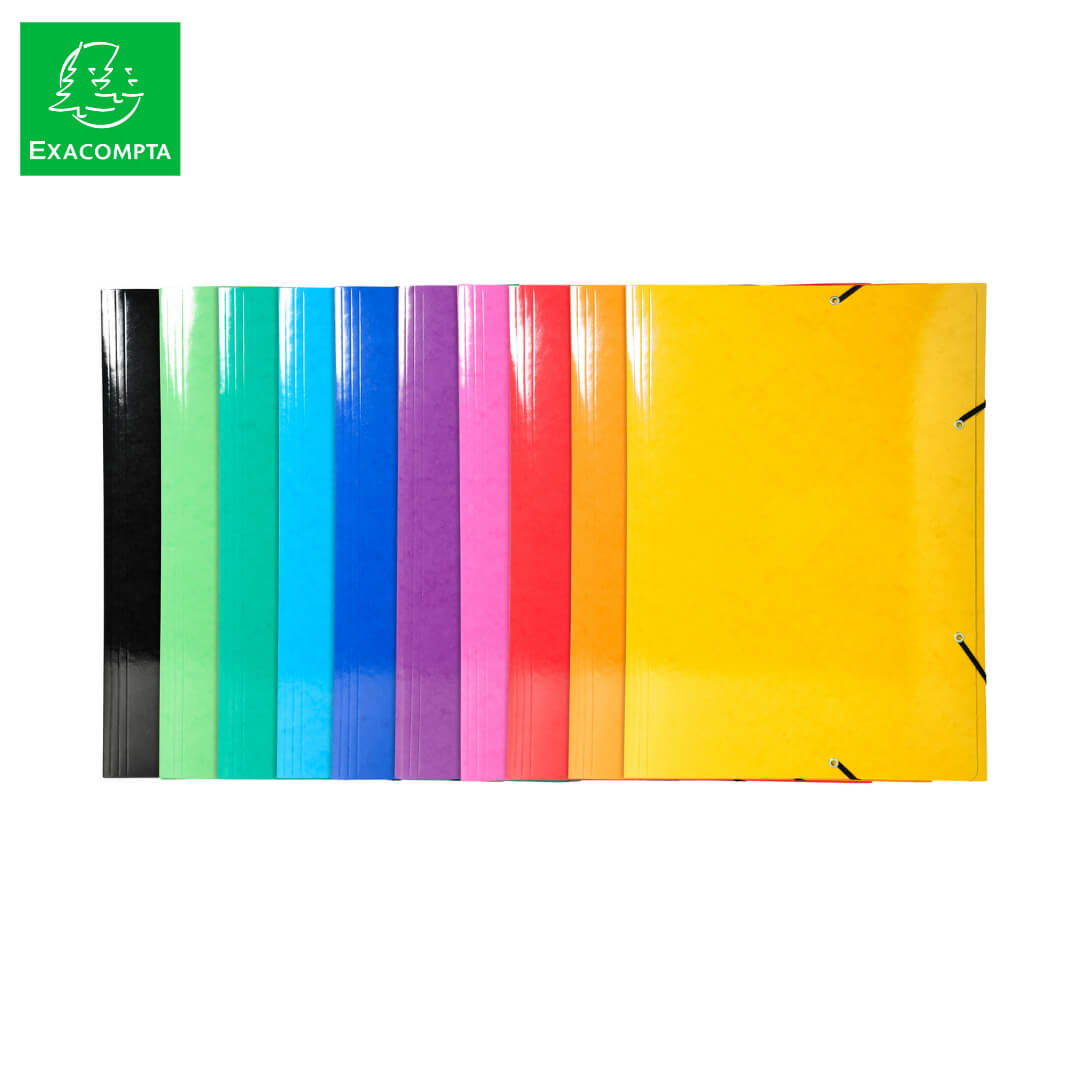 Carpeta con gomas A3 colores surtidos