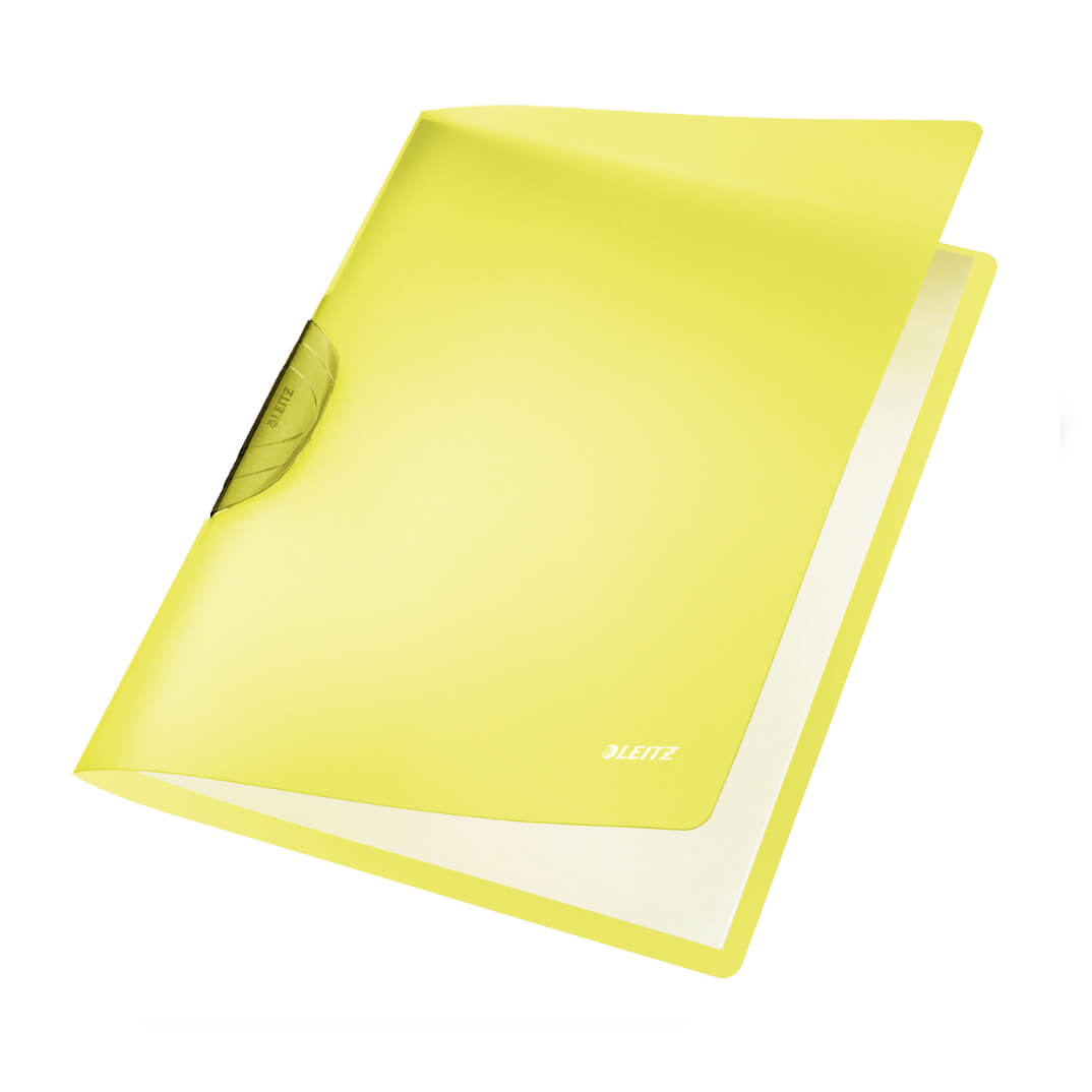 Dosier Leitz rainbow clip amarillo