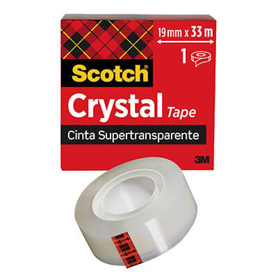 Cinta adhesiva Scotch® Crystal clear 19x66