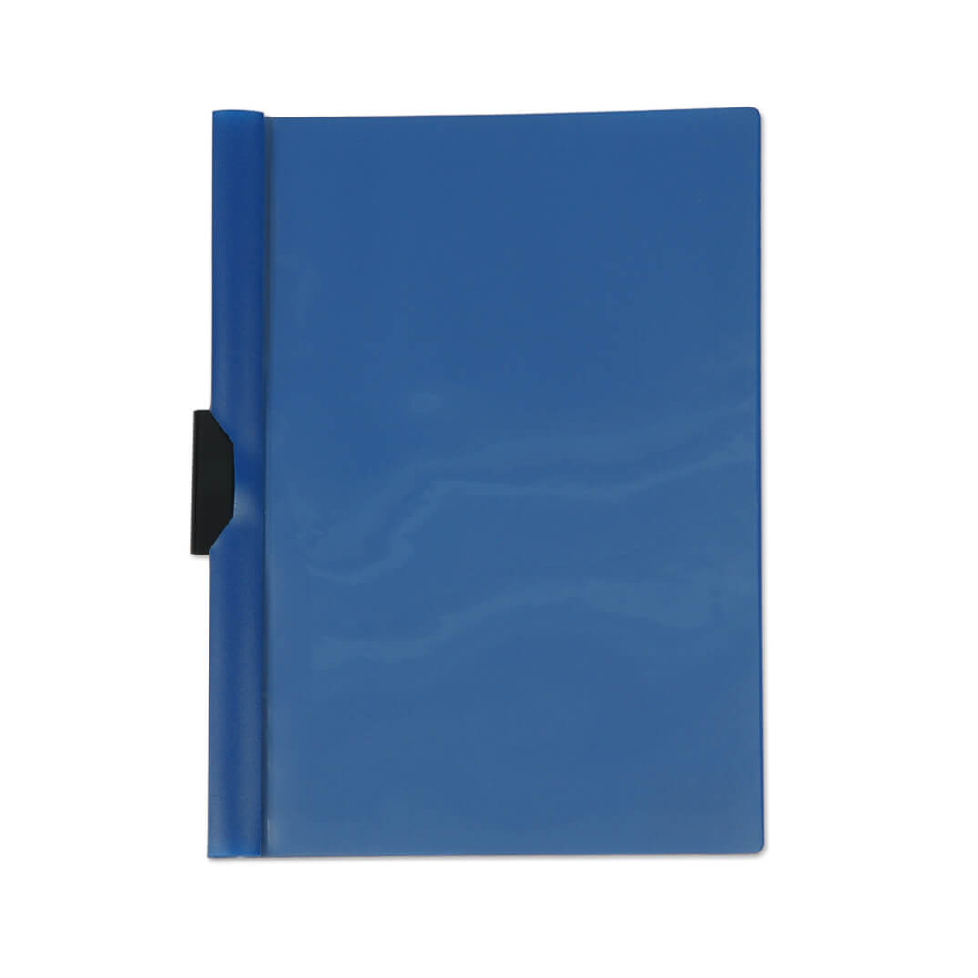 Dosier A4 clip lateral azul/granate