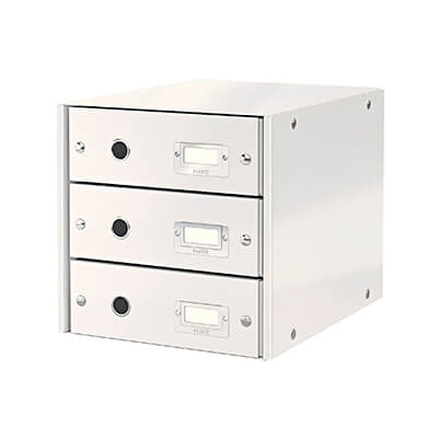 Buck 3 calaixos Click&Store WOW Leitz blanc