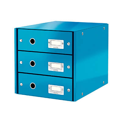 Buck 3 cajones Click&Store WOW Leitz azul