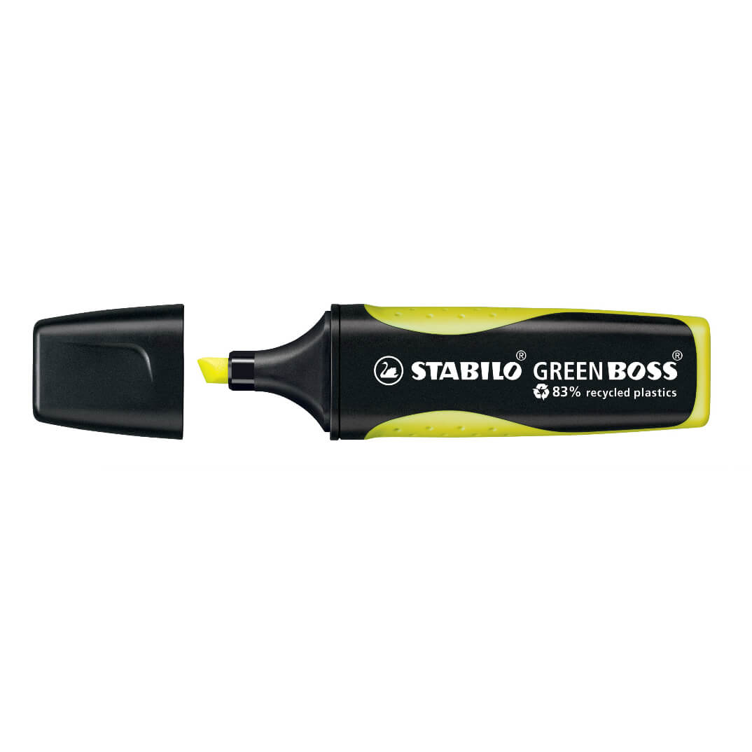 Marcador Stabilo Green Boss original groc