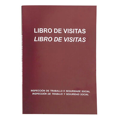 Libro registro de visitas Castellano / Gallego