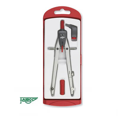 Compás Faibo serie diseño rojo