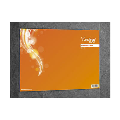 Expositor de pared adhesivo A3 horizontal