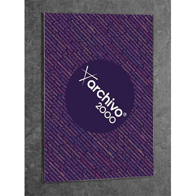Expositor de pared adhesivo A3 vertical