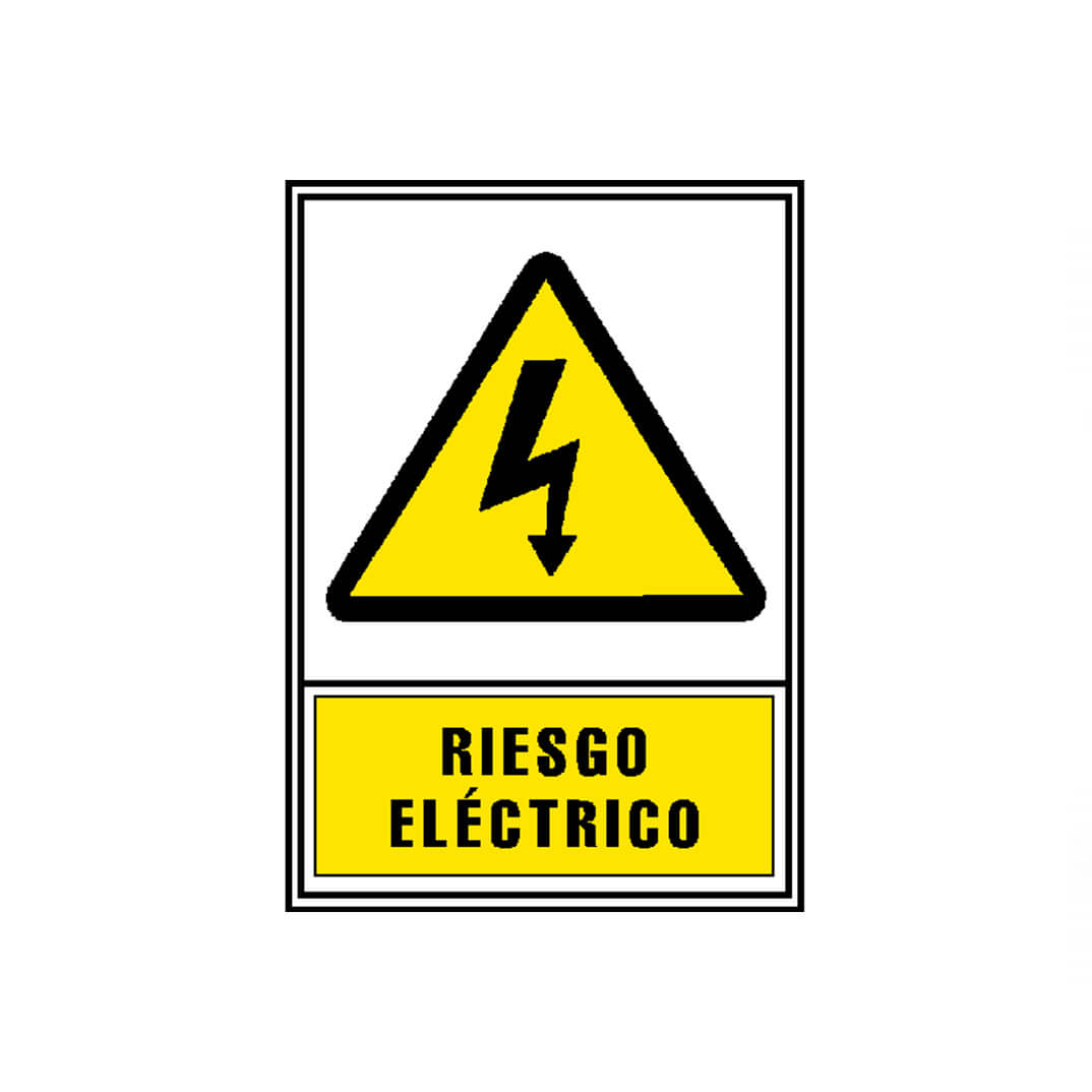Senyal d'avís "Risc Elèctric" Archivo 2000