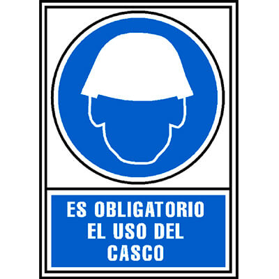 Senyal obligació "Ús de casc" Archivo 2000