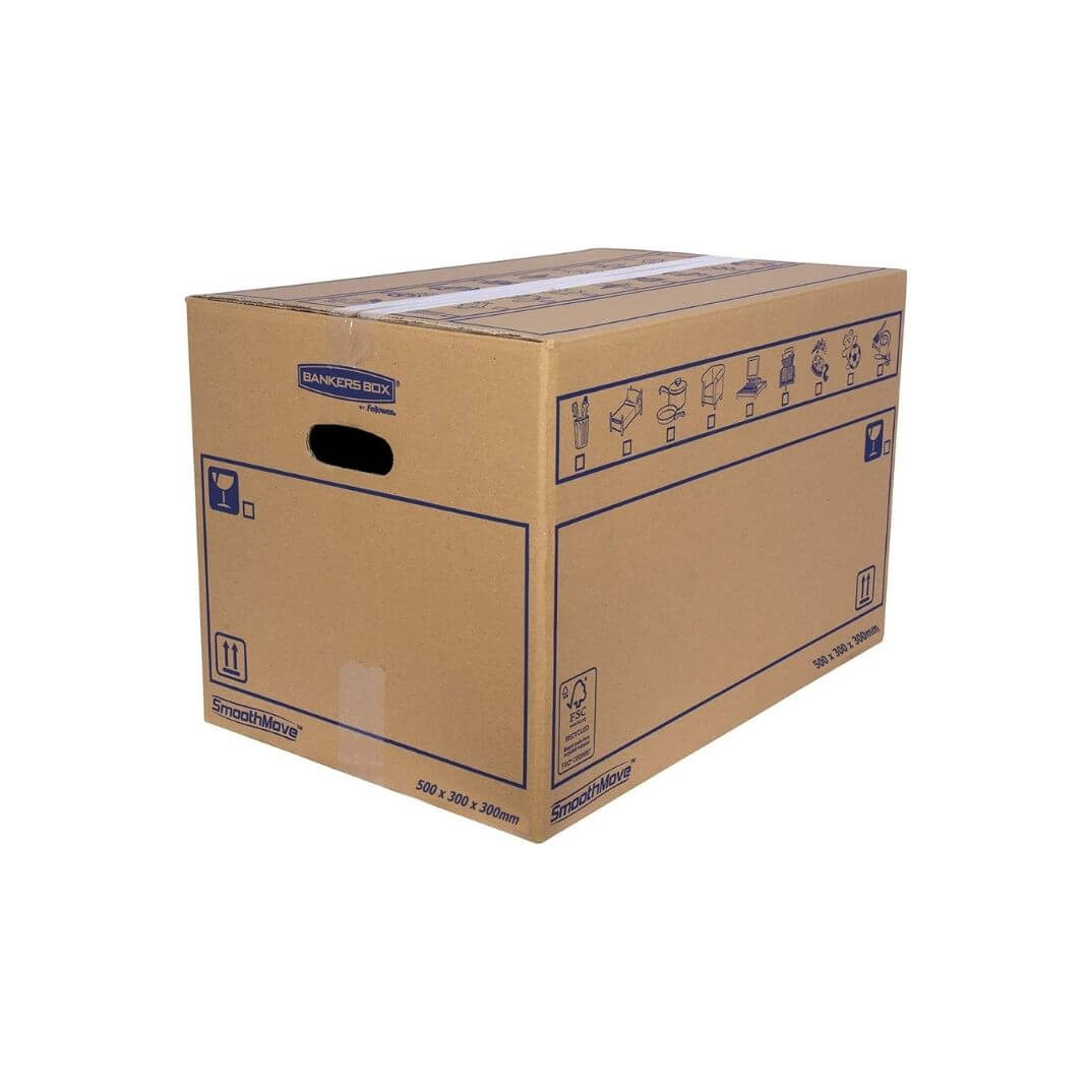 Pack 10 caixes mudança manual 45 litres 50x30x30