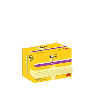 12 blocs POST-IT® Super Sticky 47,6x47,6