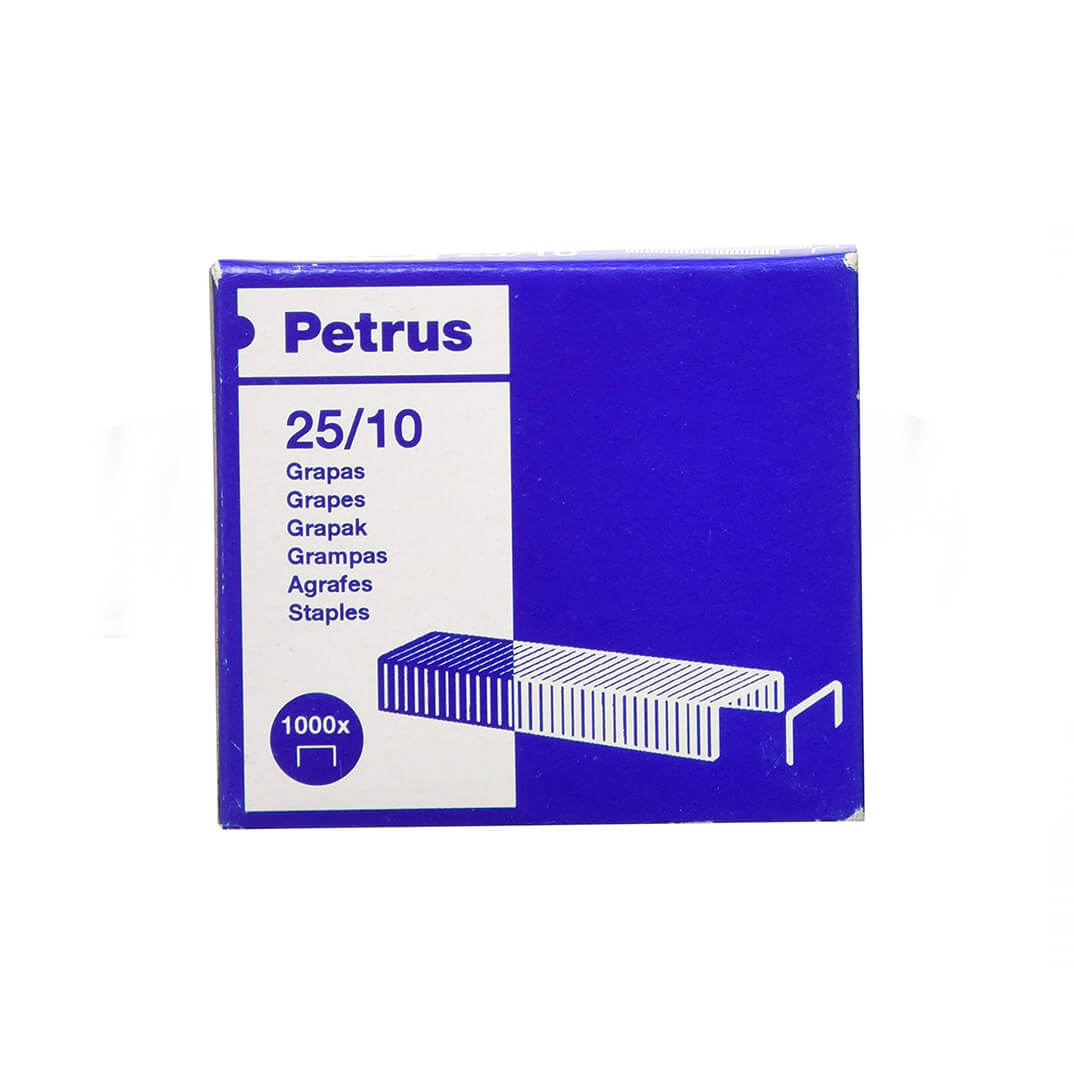 Grapas Petrus 25/10 galvanizadas (c/1000)